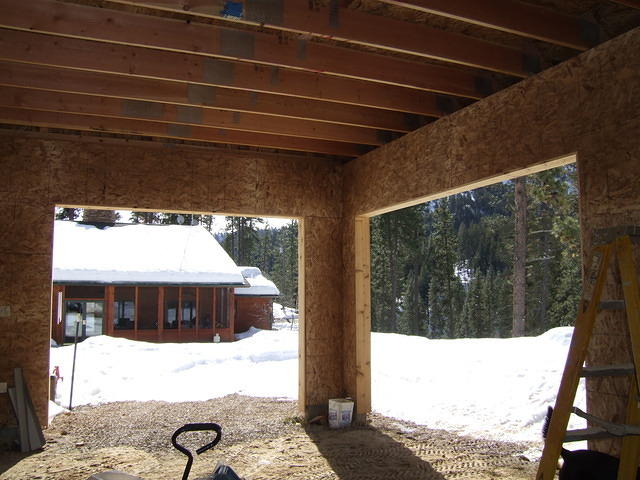past the big doors