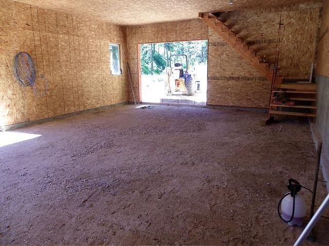 The floor is just about level. Just a few more things to do before concrete.
