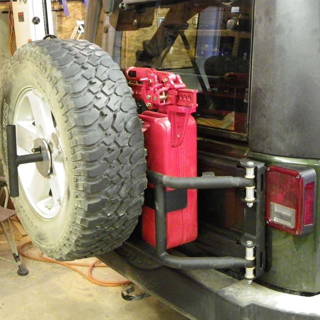 Carrier Installed and the Jeep reassembled