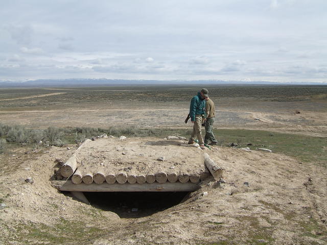 This area is used by the national guard for target practice. This bunker may become part of the action.
