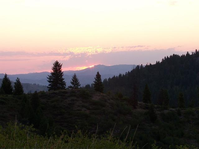 Sunrise at the Robie Creek  Access Point