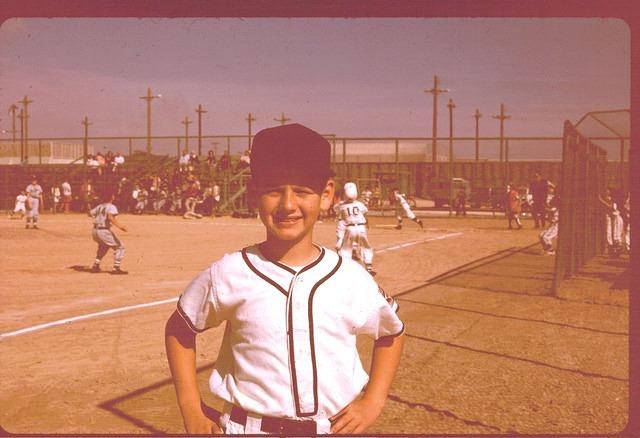 Curtis..way back whe. He played little league in Saudia Arabia.