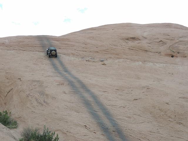 One of the climbs on Hells Revenge