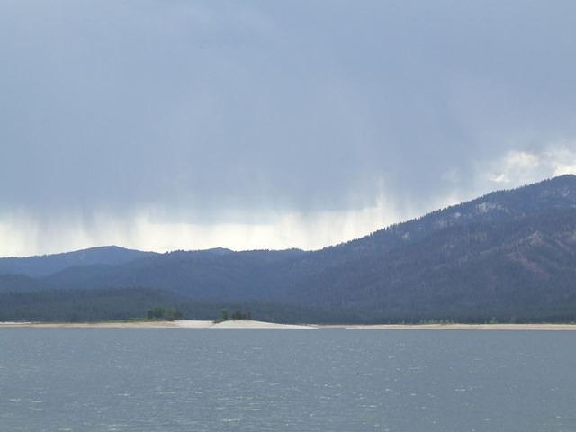 We had 30% chance of rain. Coming up is 100%. It rained Friday and Saturday.