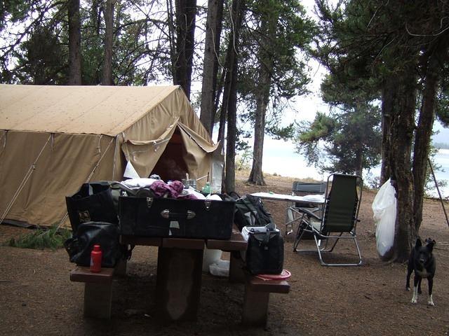 Packing to go home is never as neat as packing to go camping.