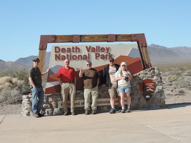 Entrance to Death Valley March 2014