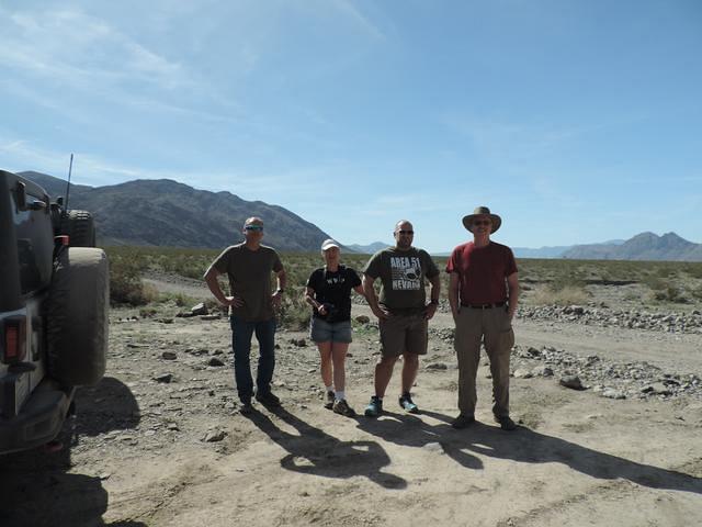 Joe, Vicki, Rick and Mike at Tea Kettle Junction.