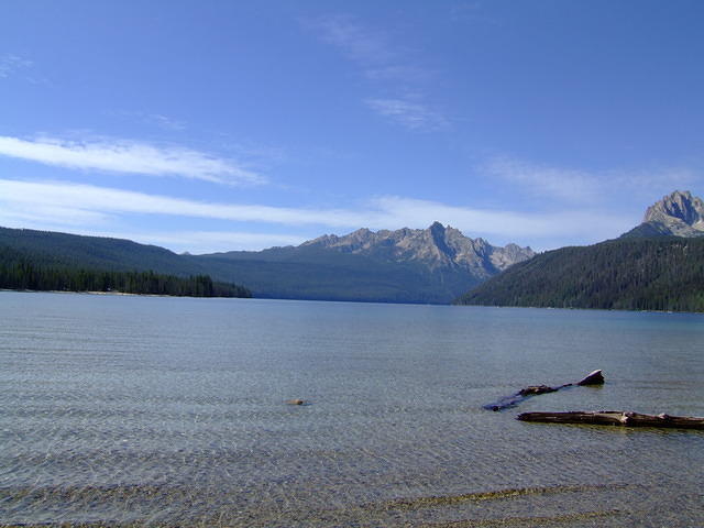 The lake is beautiful! I could camp here all summer. Some people do.