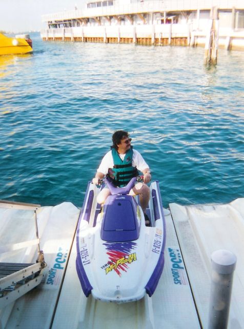 Getting ready to go out on a Jet Ski