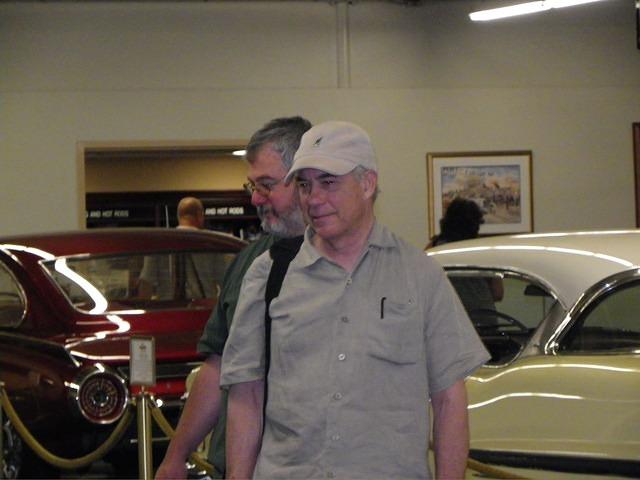 We went to see antique cars at the Imperial Palace. Jeff and Curtis are loving it.