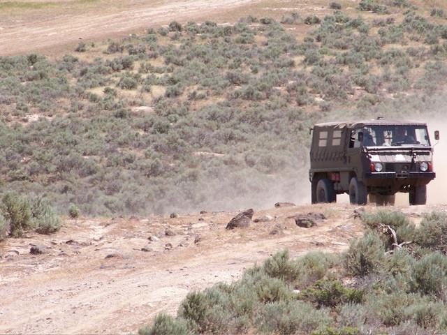 Our Pinzgauer says, "No problem!"