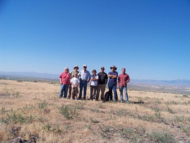 All of us: Jane, Jeff, Donte (front), Rob, Christian, Curtis, Don and Jeff