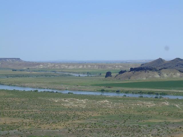 On a ridge overlooking the Snake River valley.