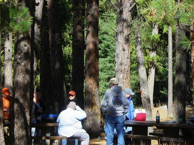 We were at a park and had tables!