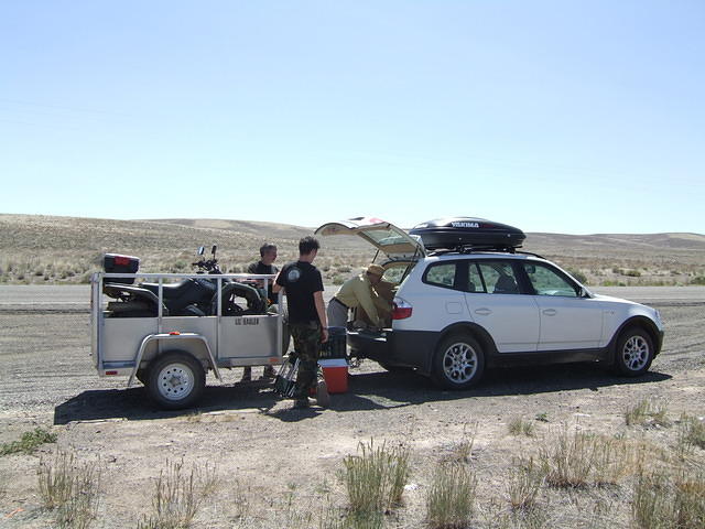 Jeff Sali's vehicle added to our convoy