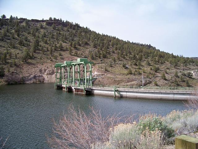 The river has two dams we saw. One we could get really near.