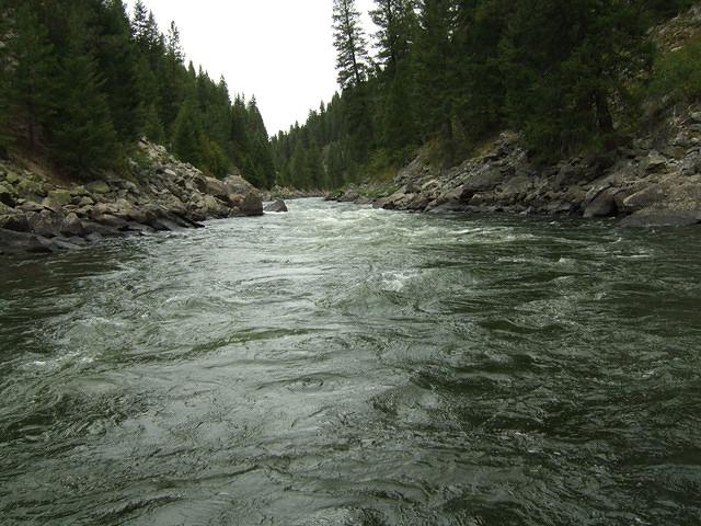 The Peyette  River about 75 miles north of Boise.