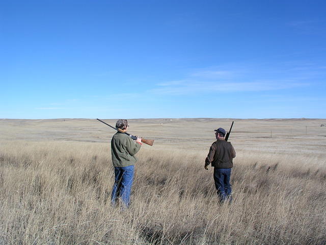 Heather and Curtis go pheasant hunting.