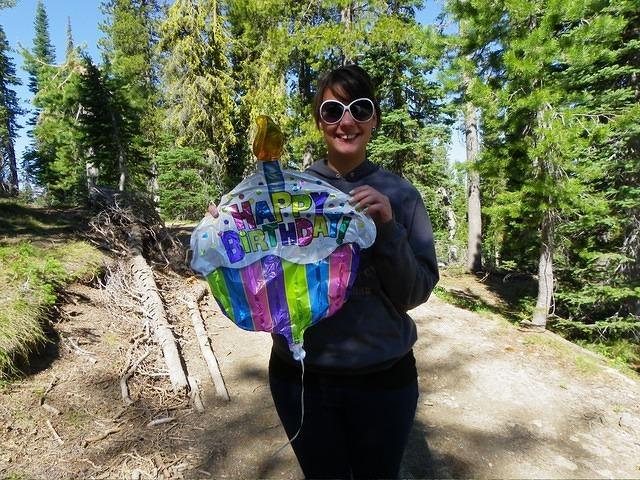 A testament to how far a helium balloon can fly. There was no note attached though.