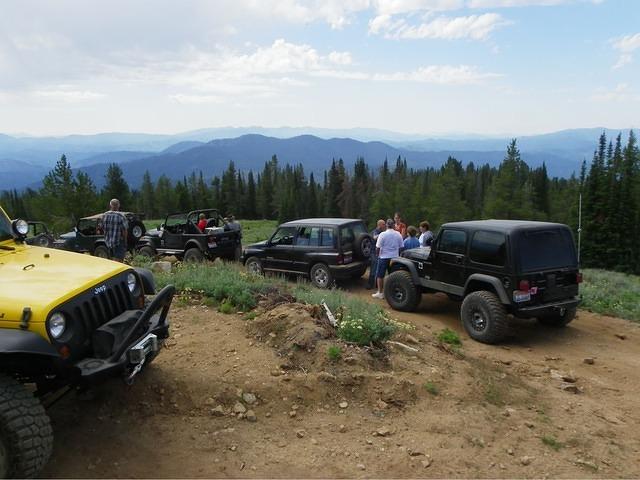 All lined up at Pilot Peak. A surprise is coming!