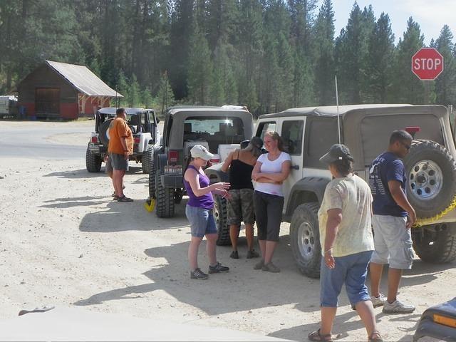 After a long dusty drive a good discussion and get together is fine.