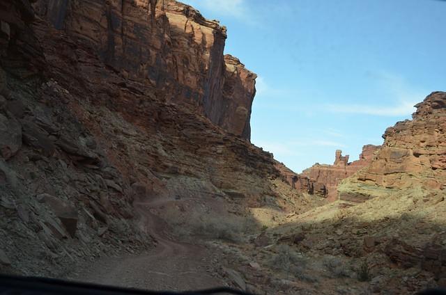 Headed back up Spring Bottom Canyon after the Hey Joe trail