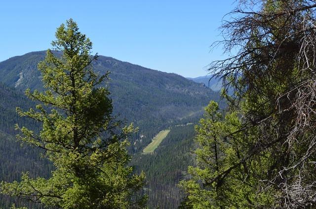 July 4th. On the way to overlook Yellow Pine. People fly in to camp. 