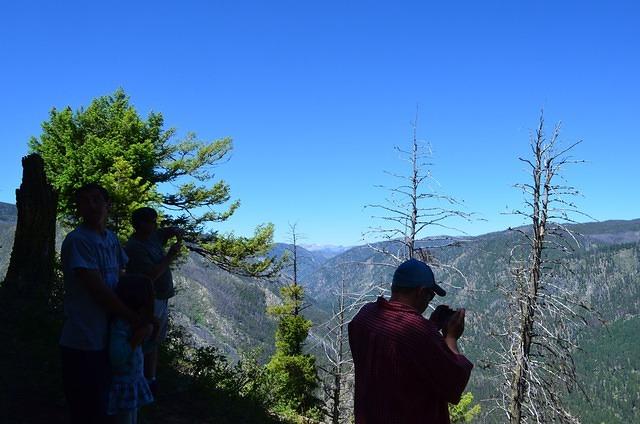 Many people admired the view and had to take pictures.