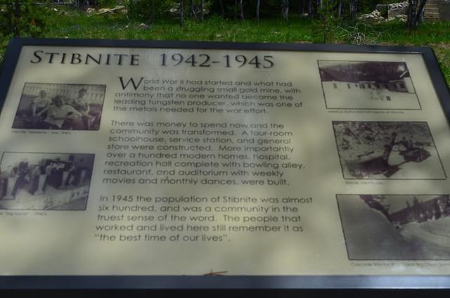 Stibnite was a booming town.