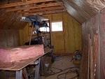 the stove is installed and ready for gas, the place is coming along.