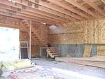 Insulation is being installed in the rest of the downstairs.