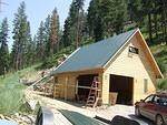 The roof is almost done!