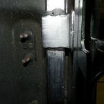 Landing Block support bracket inside the fender.