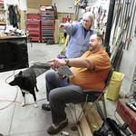 Buster, Jane and Christian Supervising