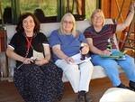 Judy, Jane and Patty looking forward to the trip to Wisconsin. 