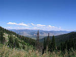 Looking down toward Jackson Hole from the Pass