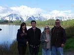 Meghan, Anthony, Jane and Curtis on our way to Yellowstone.