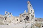 The bank in Rhyolite; a ghost town by Death Valley.