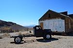 A mercantile store in Rhyolite; one of the rare wooden buildings.
