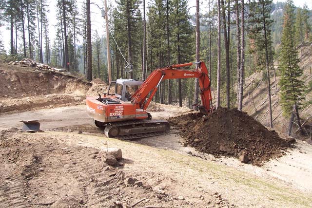 Diging the Trench for the Culvert