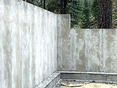 Interior of Garage Walls