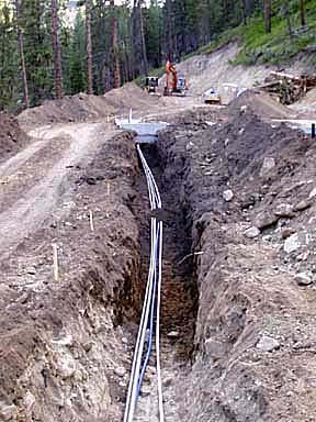Trench to Garage