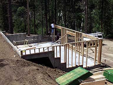 Another View of the Garage Framing