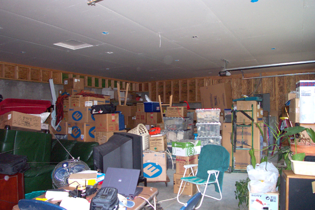 Our Stuff in the Garage