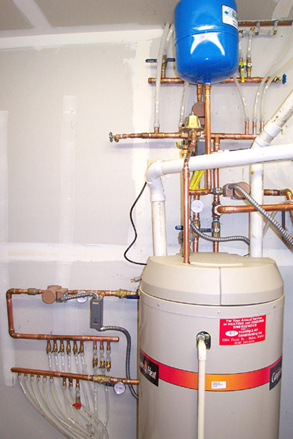 the boiler finally arrives!