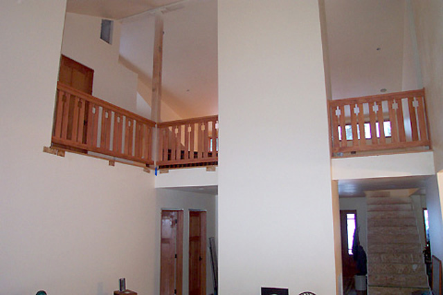 railings from downstairs