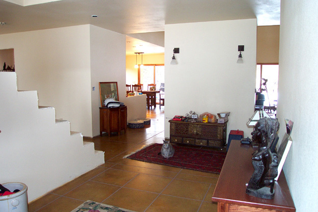 looking from foyer