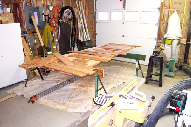 start of sculpture for living room