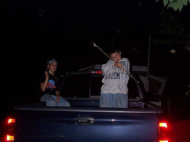 Amy and Anthony Like the Back of the Truck