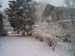 Side yard during snow storm April 7 2000